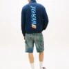 Sudadera con cremallera de un cuarto y logotipo de Tommy Jeans Sudadera con cremallera de un cuarto y logotipo de Tommy Jeans