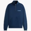 Sudadera con cremallera de un cuarto y logotipo de Tommy Jeans Sudadera con cremallera de un cuarto y logotipo de Tommy Jeans