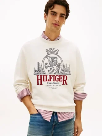 Sudadera con el logotipo del escudo bordado