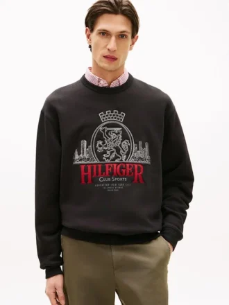Sudadera con el logotipo del escudo bordado