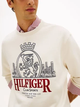 Sudadera con el logotipo del escudo bordado