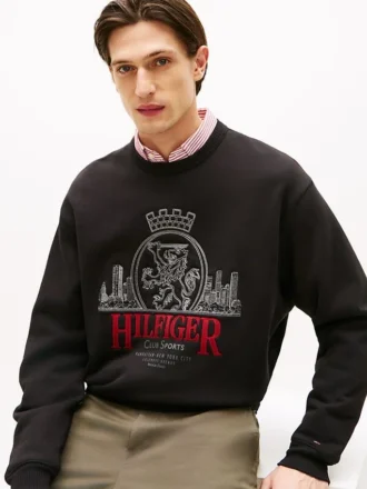 Sudadera con el logotipo del escudo bordado