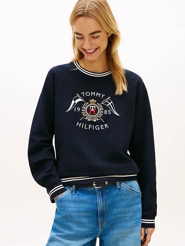 Sudadera con escudo náutico Sudadera con escudo náutico