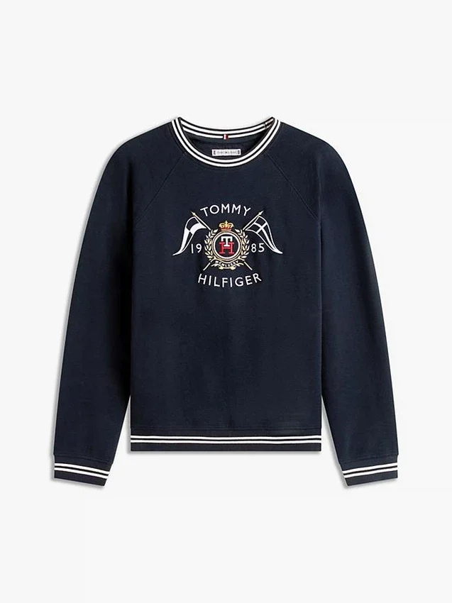 Sudadera con escudo náutico Sudadera con escudo náutico