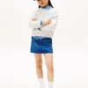 Sudadera con logo flocado para niña Sudadera con logo flocado para niña