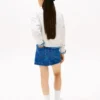 Sudadera con logo flocado para niña Sudadera con logo flocado para niña