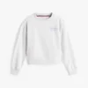 Sudadera con logo flocado para niña Sudadera con logo flocado para niña