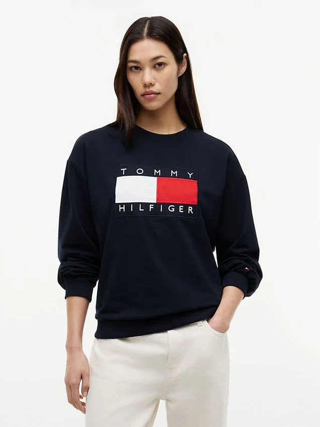 Sudadera con logotipo de bandera Sudadera con logotipo de bandera