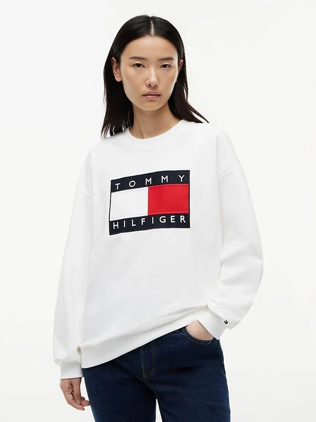 Sudadera con logotipo de bandera Sudadera con logotipo de bandera