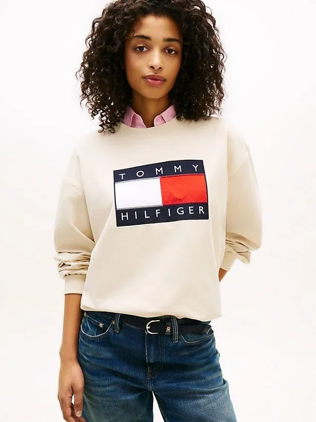 Sudadera con logotipo de bandera Sudadera con logotipo de bandera