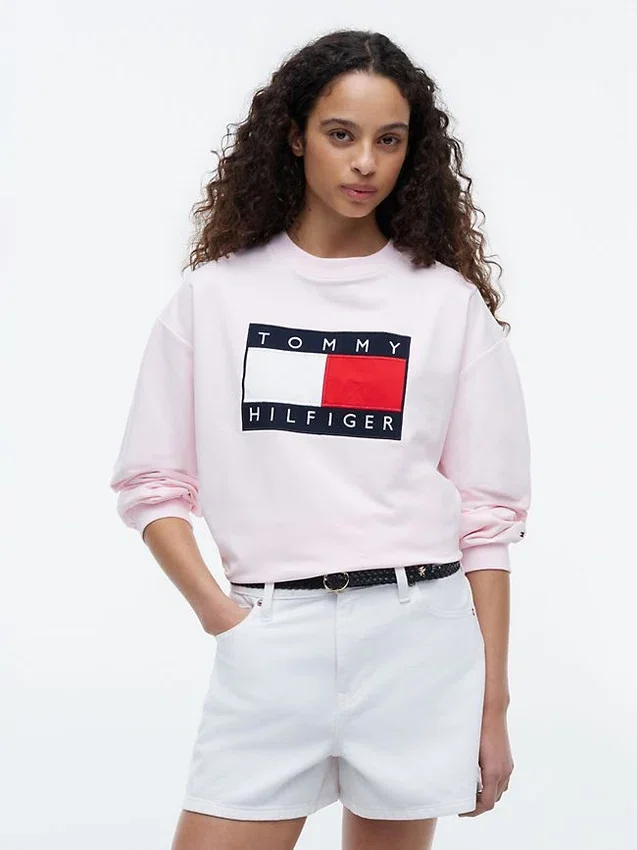 Sudadera con logotipo de bandera Sudadera con logotipo de bandera