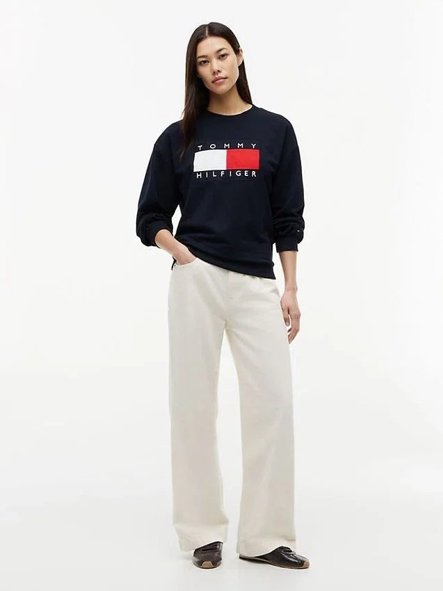 Sudadera con logotipo de bandera Sudadera con logotipo de bandera
