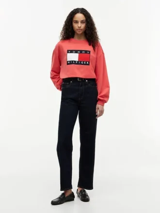 Sudadera con logotipo de bandera