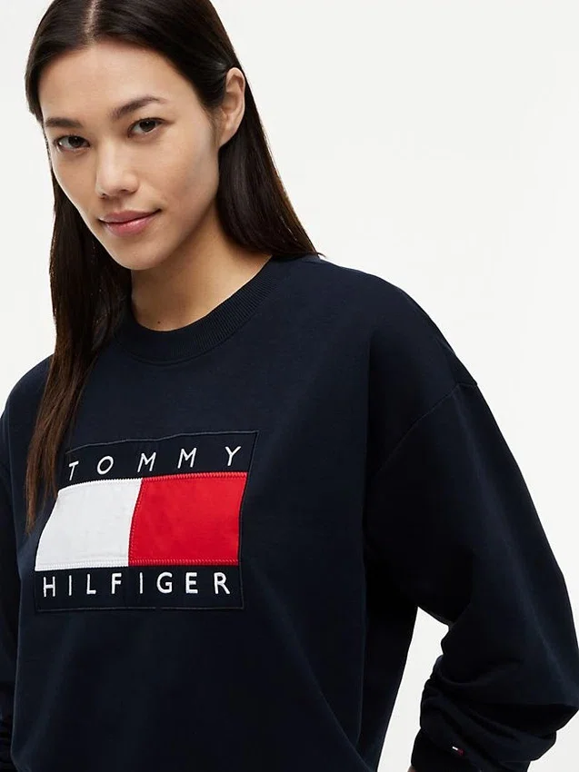 Sudadera con logotipo de bandera Sudadera con logotipo de bandera