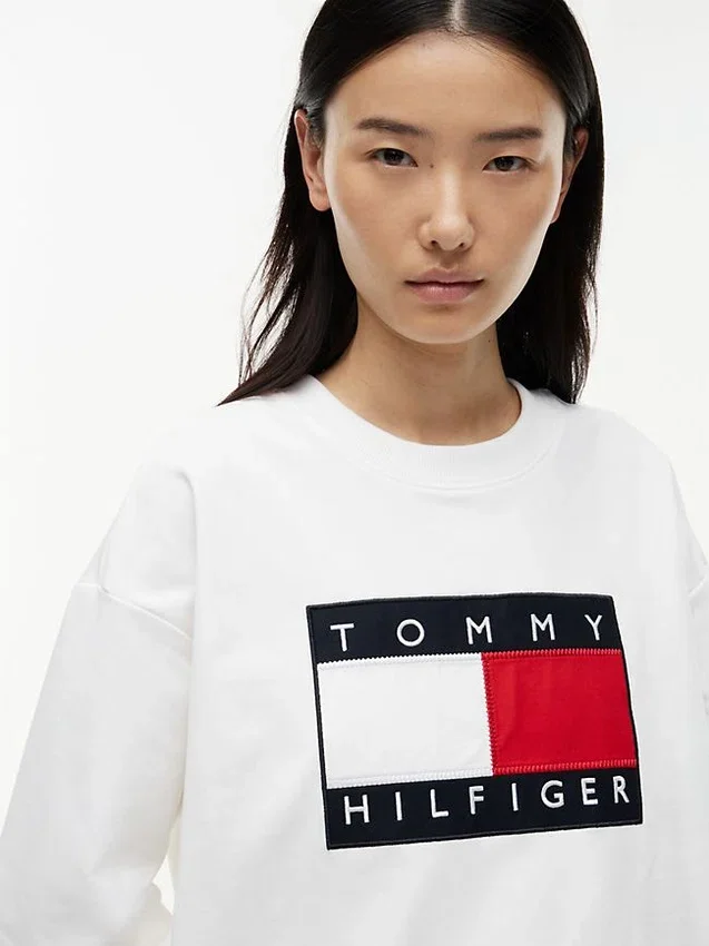 Sudadera con logotipo de bandera Sudadera con logotipo de bandera