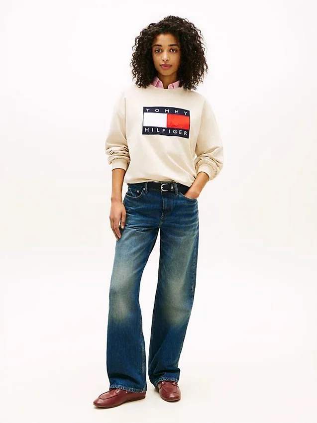 Sudadera con logotipo de bandera Sudadera con logotipo de bandera