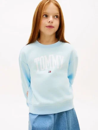 Sudadera con logotipo Tommy para niña