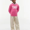 Sudadera con logotipo Tommy para niña Sudadera con logotipo Tommy para niña