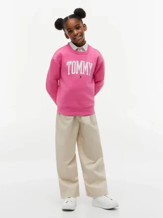 Sudadera con logotipo Tommy para niña
