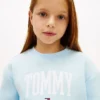 Sudadera con logotipo Tommy para niña Sudadera con logotipo Tommy para niña