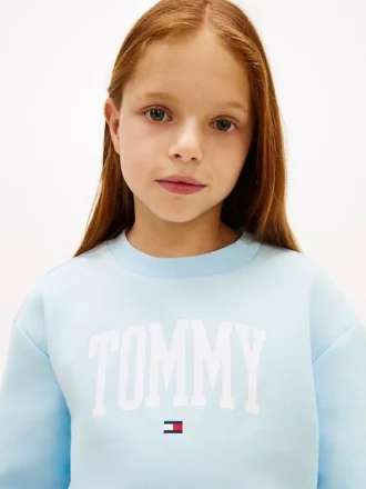 Sudadera con logotipo Tommy para niña