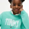 Sudadera con logotipo Tommy para niña