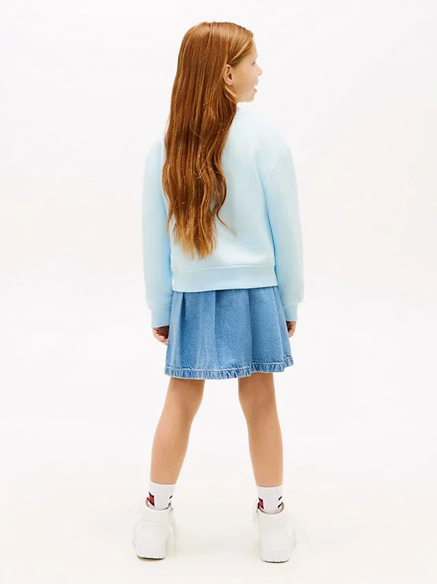 Sudadera con logotipo Tommy para niña Sudadera con logotipo Tommy para niña