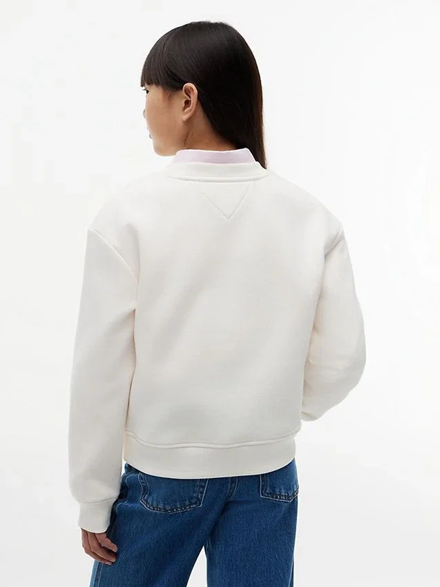 Sudadera con logotipo Tommy para niña Sudadera con logotipo Tommy para niña