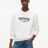 Sudadera de ante con el logotipo de Tommy Jeans Sudadera de ante con el logotipo de Tommy Jeans