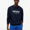 Sudadera de ante con el logotipo de Tommy Jeans