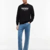 Sudadera de ante con el logotipo de Tommy Jeans