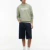 Sudadera de ante con el logotipo de Tommy Jeans