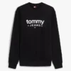 Sudadera de ante con el logotipo de Tommy Jeans