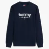 Sudadera de ante con el logotipo de Tommy Jeans