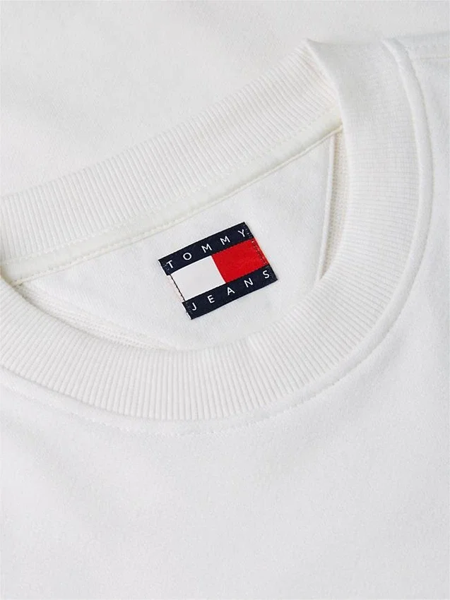 Sudadera de ante con el logotipo de Tommy Jeans Sudadera de ante con el logotipo de Tommy Jeans