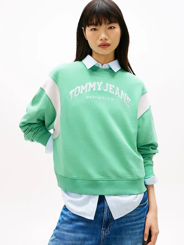 Sudadera de corte recto Tommy Jeans Athletics Sudadera de corte recto Tommy Jeans Athletics