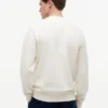 Sudadera de cuello redondo con el logotipo de la bandera ondulada