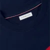 Sudadera de cuello redondo con el logotipo de la bandera ondulada