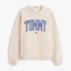 Sudadera de cuello redondo con logotipo Varsity Tommy Sudadera de cuello redondo con logotipo Varsity Tommy