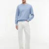 Sudadera de cuello redondo teñida en prenda Sudadera de cuello redondo teñida en prenda