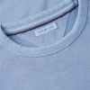 Sudadera de cuello redondo teñida en prenda Sudadera de cuello redondo teñida en prenda