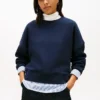 Sudadera de felpa con efecto de capas Sudadera de felpa con efecto de capas