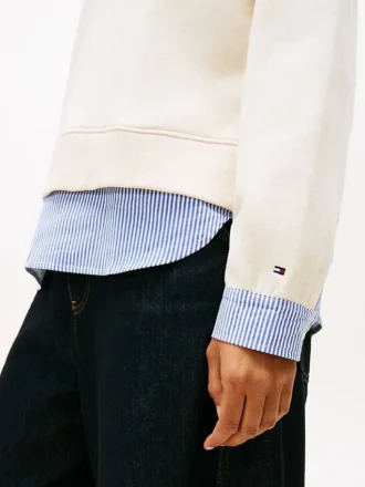 Sudadera de felpa con efecto de capas