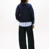 Sudadera de felpa con efecto de capas Sudadera de felpa con efecto de capas