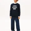 Sudadera de felpa con logotipo para niño Sudadera de felpa con logotipo para niño