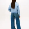 Sudadera de felpa interlock con cremallera de un cuarto Sudadera de felpa interlock con cremallera de un cuarto