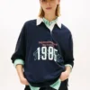 Sudadera de mujer Tommy Jeans 1985 Logo Oversized Rugby