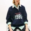 Sudadera de mujer Tommy Jeans 1985 Logo Oversized Rugby