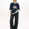 Sudadera de mujer Tommy Jeans 1985 Logo Oversized Rugby