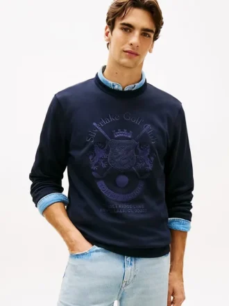 Sudadera de punto Intechno con logotipo del club en tonos similares